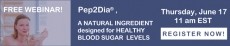 New clinical study results on glycemia reduction! Pep2Dia®, an innovative ingredient designed for healthy blood sugar levels