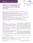 Weight Reduction, Maintenance with Bean Extract