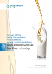 Omega 3. A review & opportunities for the industry