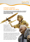 Collagen peptides: Putting health into aging
