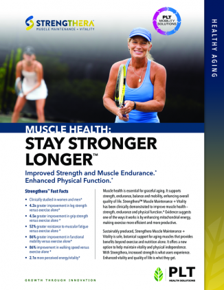 Stay Stronger, Longer with Strengthera™ Muscle Maintenance + Vitality